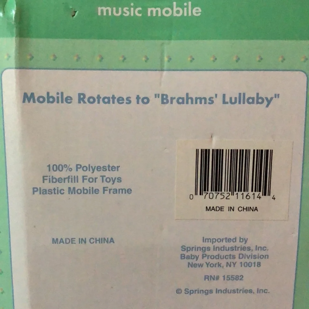 NWOT-Baby Simply Baby-Music Mobile - Picture 7 of 11